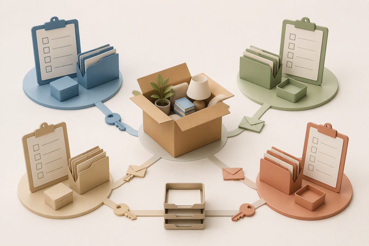 Use four checklists to review related updates