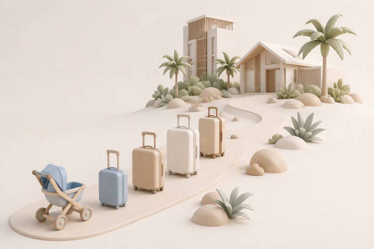 用“家庭时间轴”而不是“个人到岗日”倒排