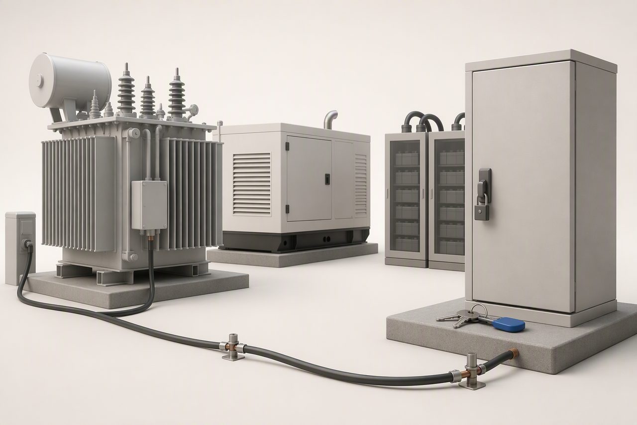 What site power conditions and landlord responsibilities should you verify?