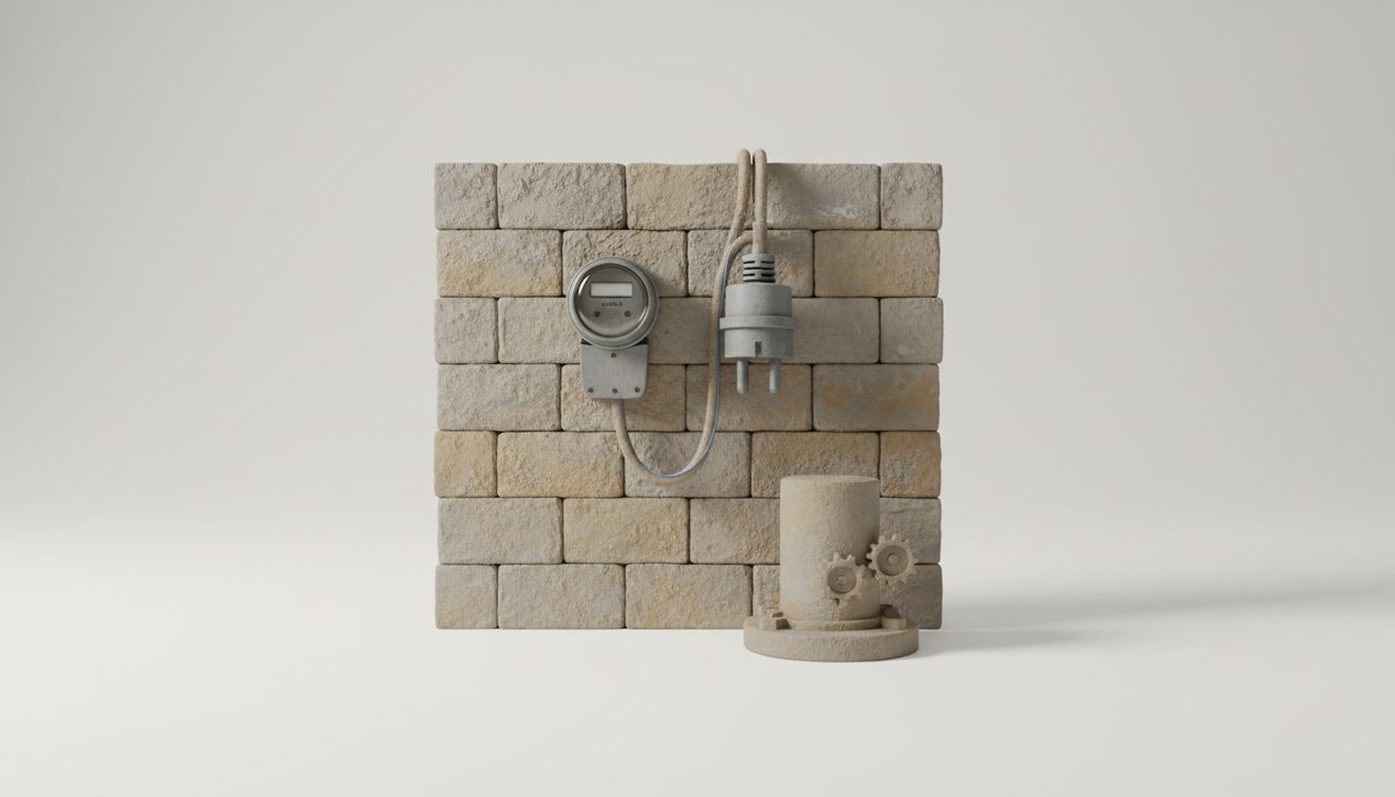 The old building has a meter — can you plug in and run?