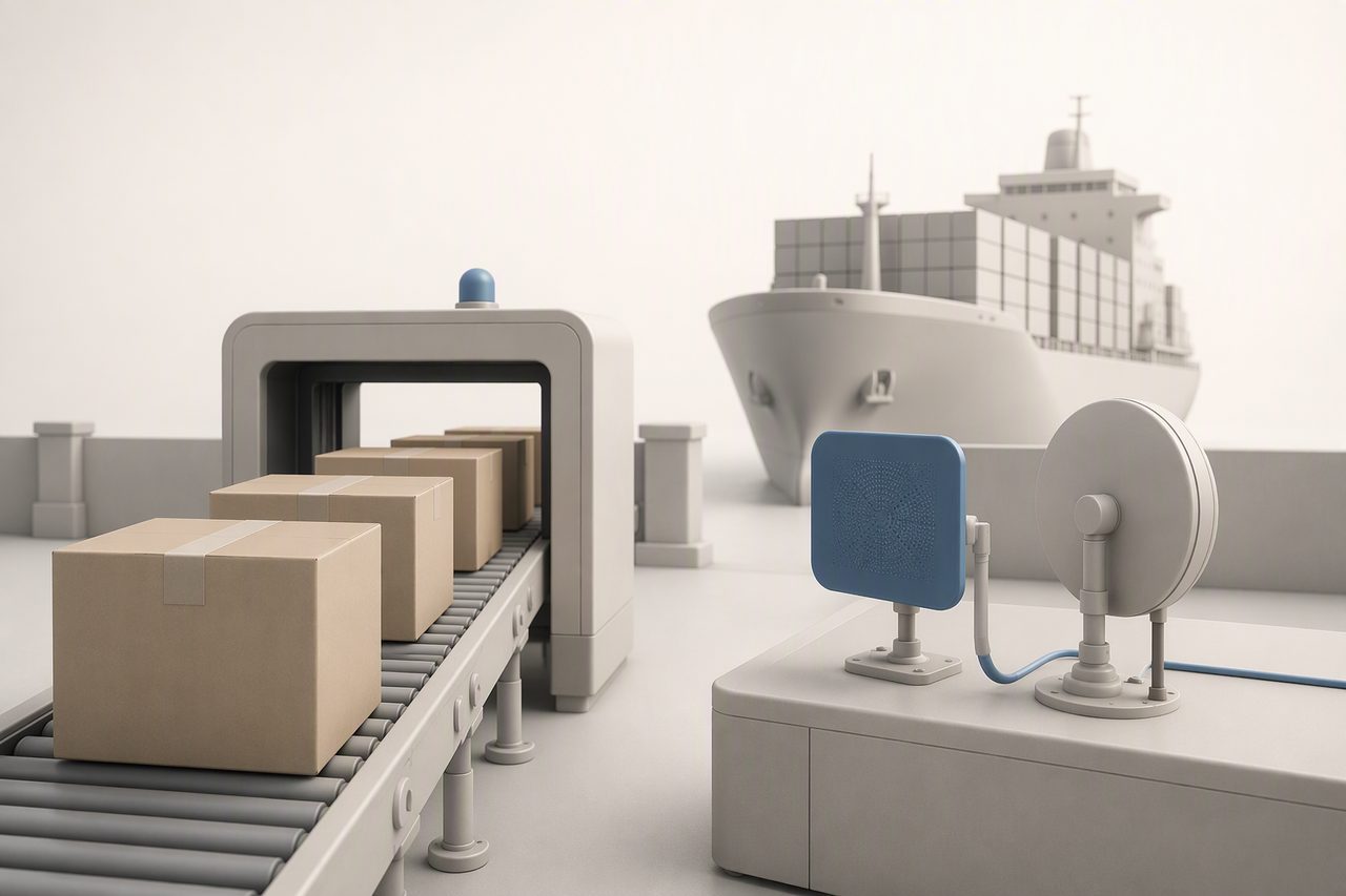 Can telecom equipment checks wait until the shipment reaches the port?